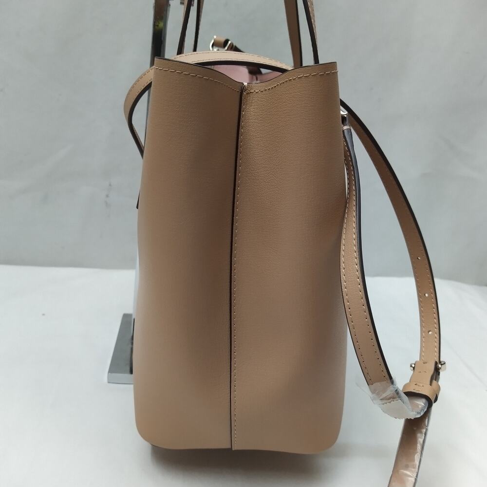 Kate Spade New York Beige Leather Double Handles Tote Bag - NWT $359 - Picture 13 of 16